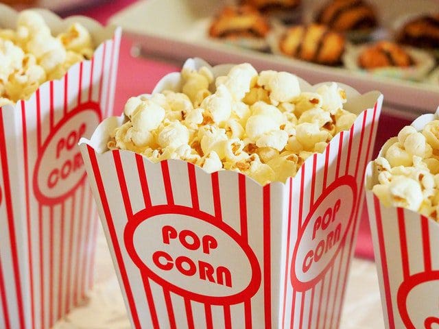 popcorn commercial image