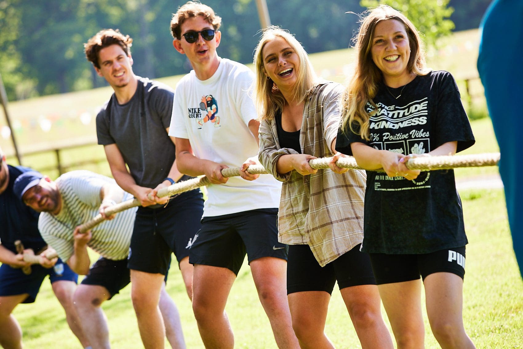 tug of ware team building